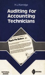 AUDITING FOR ACCOUNTING TECHNICIANS