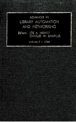 ADVANCES IN LIBRARY AUTOMATION AND NETWORKING VOLUME 5 1994