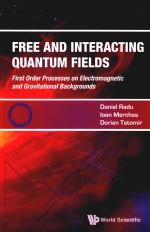 Free and Interacting Quantum Fields First Order Processes on Electromagnetic and Gravitational Backg