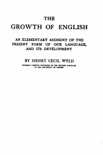 THE GROWTH OF ENGLISH