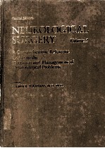 NEUROLOGICAL SURGERY VOLUME 2