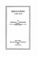 EDUCATION A FIRST BOOK