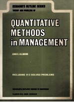 QUANTITATIVE METHODS IN MANAGEMENT