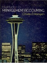 INTRODUCTION TO MANAGEMENT ACCOUNTING FIFTH EDITION