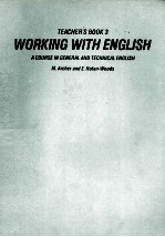 TEACHER'S BOOK 3 WORKING WITH ENGLISH A COURSE IN GENERAL AND TECHNICAL ENGLISH