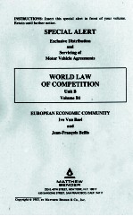 WORLD LAW OF COMPETITION 1