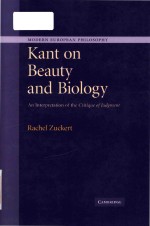 Kant on beauty and biology an interpretation of the Critique of judgment