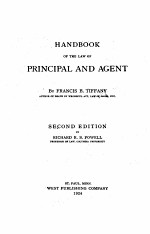 HANDBOOK OF THE LAW OF PRINCIPAL AND AGENT SECOND EDITION