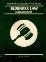 INSTRUCTOR'S MANUAL TO ACCOMPANY BUSINESS LAW TAET AND CASES