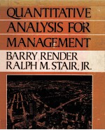 QUANTITATIVE ANALYSIS FOR MANAGEMENT