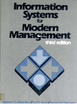 INFORMATION SYSTEMS FOR MODERN MANAGEMENT THIRD EDITION