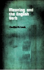 MEANING AND THE ENGLISH VERB