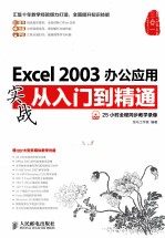 Excel 2003办公应用实战从入门到精通