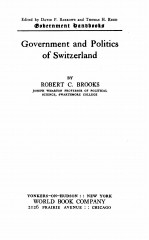 GOVERNMENT AND POLITICS OF SWITZERLAND