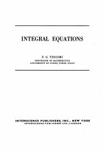 INTEGRAL EQUATIONS