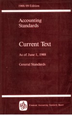 ACCOUNTING STANDARDS CURRENT TEXT AS OF JUNE 1