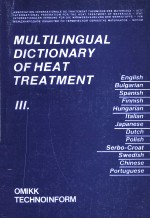 MUL TILINGUAL DICTIONARY OF HEAT TREA TMENT 3