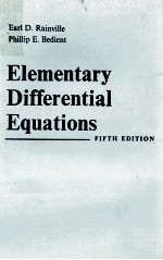 ELEMENTARY DIFFERENTIAL EQUATIONS FIFTH EDITION