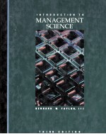 INTRODUCTION TO MANAGEMENT SCIENCE