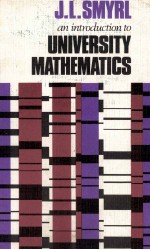 INTRODUCTION TO UNIVERSITY MATHEMATICS