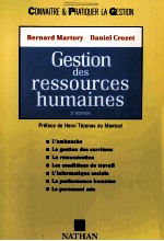 GESTION DES RESSOURCES HUMAINES 3E EDITION