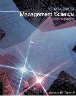 INTRODUCTION TO MANAGEMENT SCIENCE SECOND EDITION