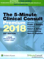 THE 5-MINUTE CLINICAL CONSULT PREMIUM 2018 26TH EDITION