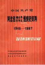 中国共产党河北省唐山市开平区组织史资料  1945-1987