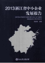 浙江省中小企业发展报告  2013