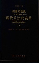 法律文明史  第13卷  现代公法的变革  上