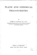 PLANE AND SPHERICAL TRIGONOMETRY