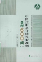 中国注册合计师执业准则参考600问  上