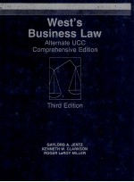 WEST'S BUSINESS LAW ALTERNATE UCC COMPREHENSIVE EDITION THIRD EDITION