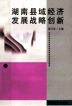 湖南县域经济发展战略创新