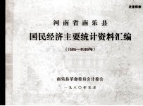 河南省南乐县国民经济调查统计主要资料汇编  1966-1970