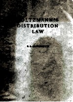 BOLTZMANN’S DISTRIBUTION LAW