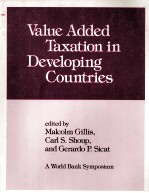 VALUE ADDED TAXATION IN DEVELOPING COUNTRIES