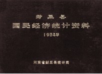 封丘县国民经济统计资料  1984