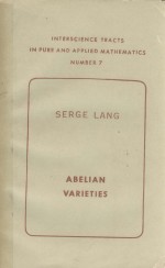 ABELIAN VARIETIES