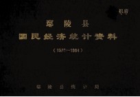 鄢陵县国民经济统计资料  1976-1984