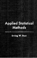 APPLIED STATISTICAL METHODS