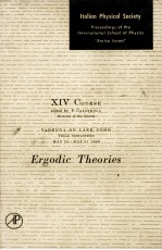 RENDICONTI DELLA SCUOLA INTERNAZIONALE DI FISICA  《ENRICO FERMI》 XIV CORSO：TEORIE ERGODICHE