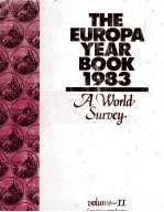 THE EUROPA YEAR BOOK 1983:A WORLD SURVEY VOLUME II