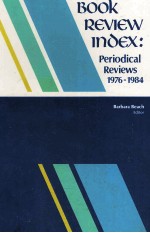 BOOK REVIEW INOEX:PERIODICAL REVIEWS 1976-1984