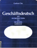 GESCHAFTSDEUTSCH AN INTRODUCTION TO BUSINESS GERMAN