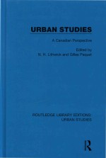 Urban Studies A Canadian Perspective