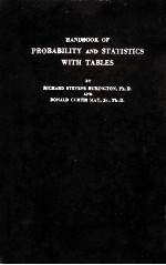 HANDBOOK OF PROBABILITY AND STATISTICS WITH TABLES