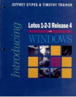 INTRODUCING LOTUS 1-2-3 RELEASE 4 FOR WINDOWS