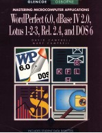 MASTERING MICROCOMPUTER APPLICATONS WORD PERFECT 6.0 LOTUS 1-2-3 RELEASE 2.4 ABASE IV 2.0 AND DOS 6