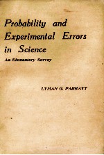 PROBABILITY AND EXPERIMENTAL ERRORS IN SCIENCE AN ELEMENTARY SURVEY